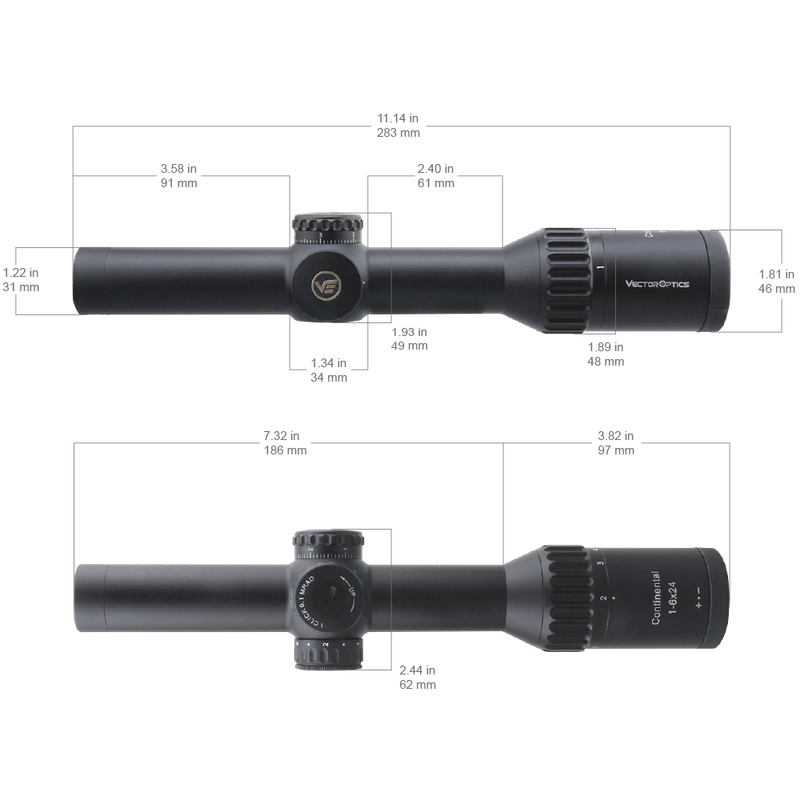 Прицел Vector Optics Continental 1-6x24 - SCOC-23T