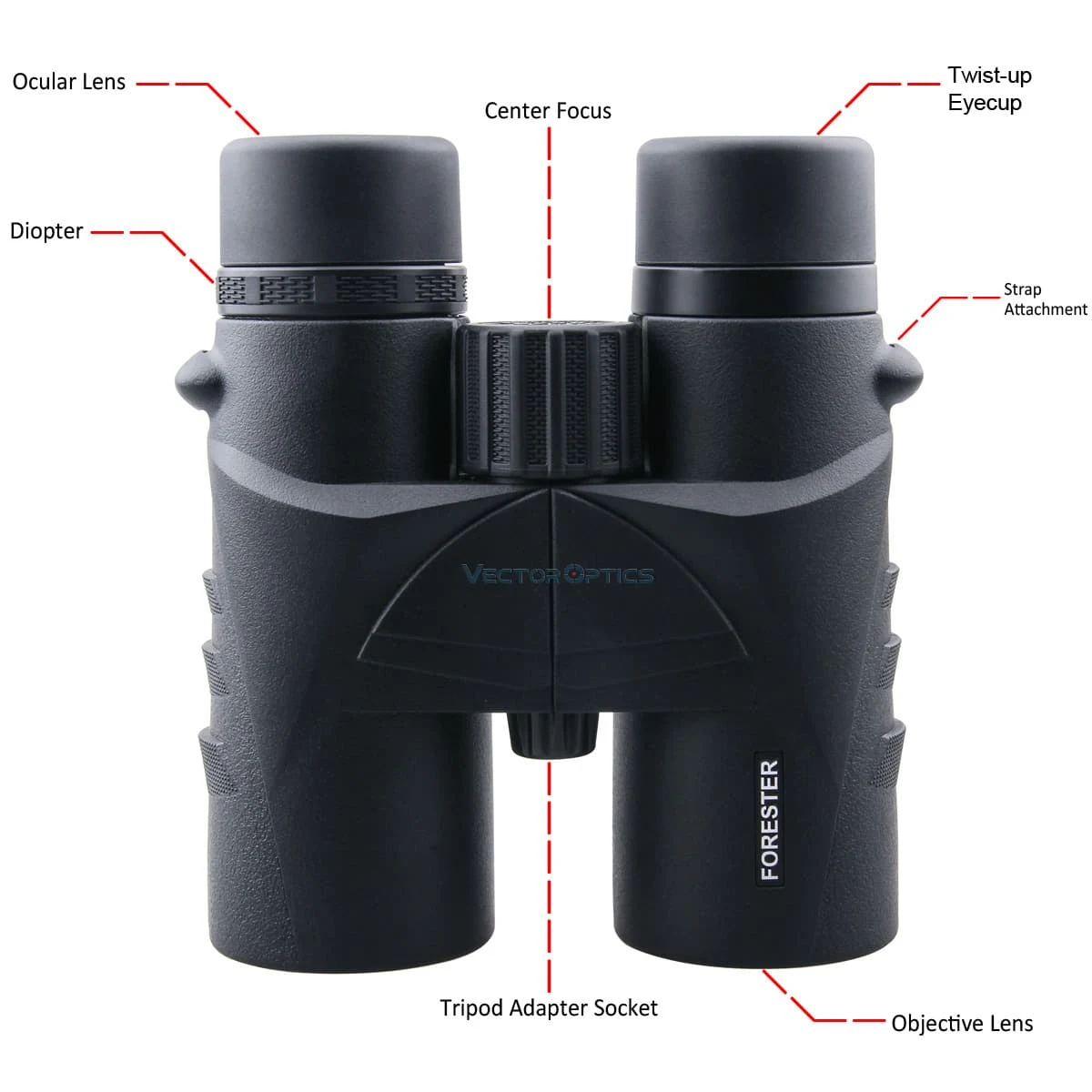 Бинокль Vector Optics Forester 10x42 - SCBO-02